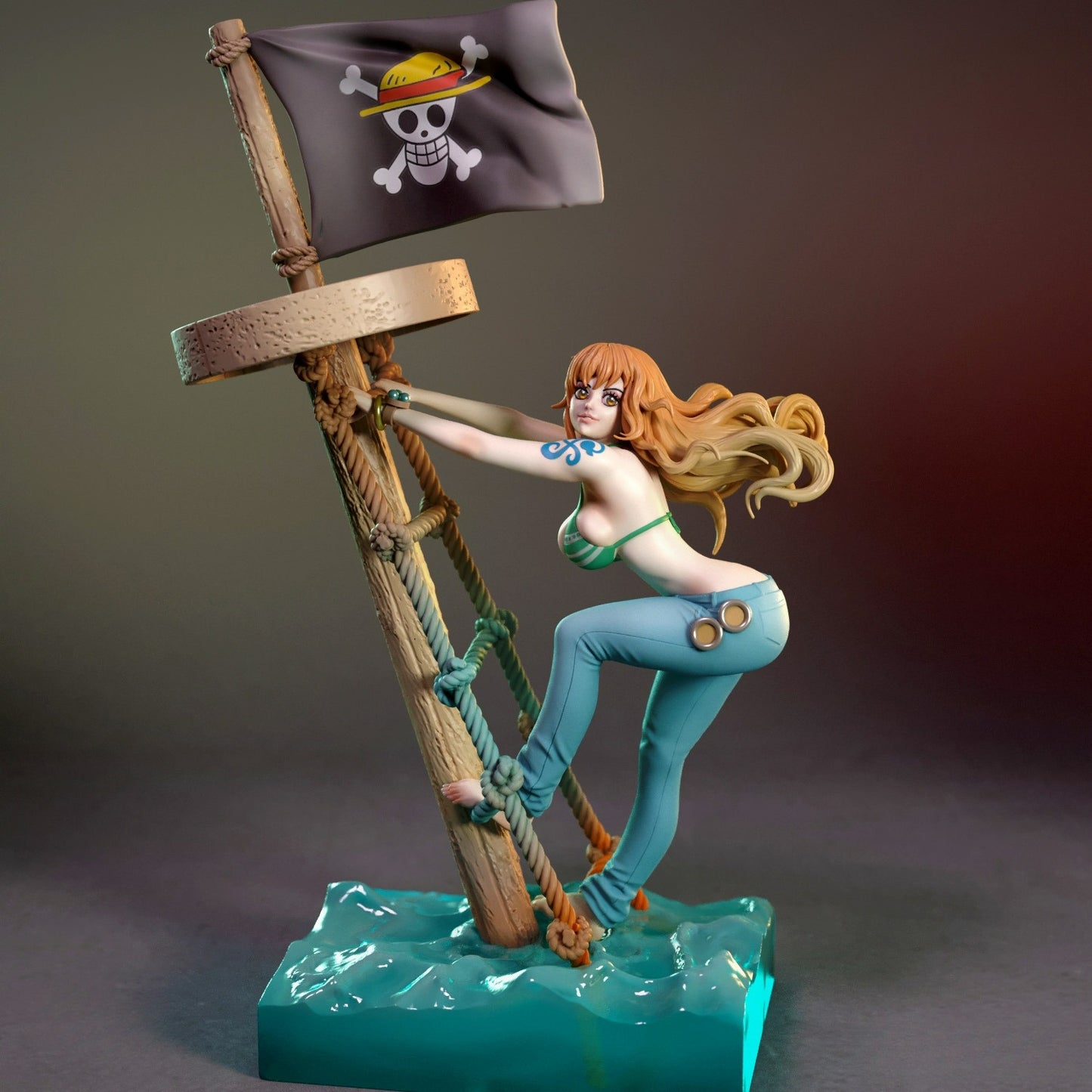 3831 Nami NSFW - One Piece - STL 3D Print Files