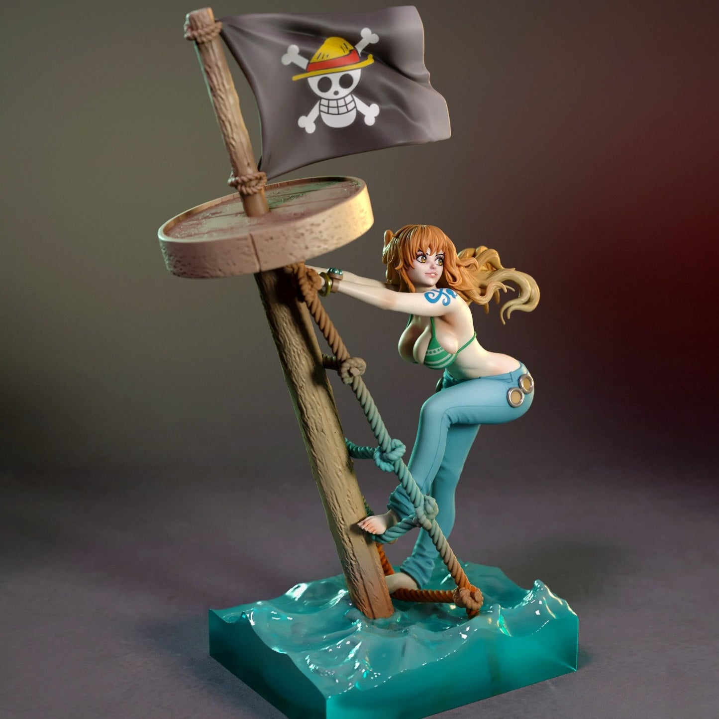 3831 Nami NSFW - One Piece - STL 3D Print Files