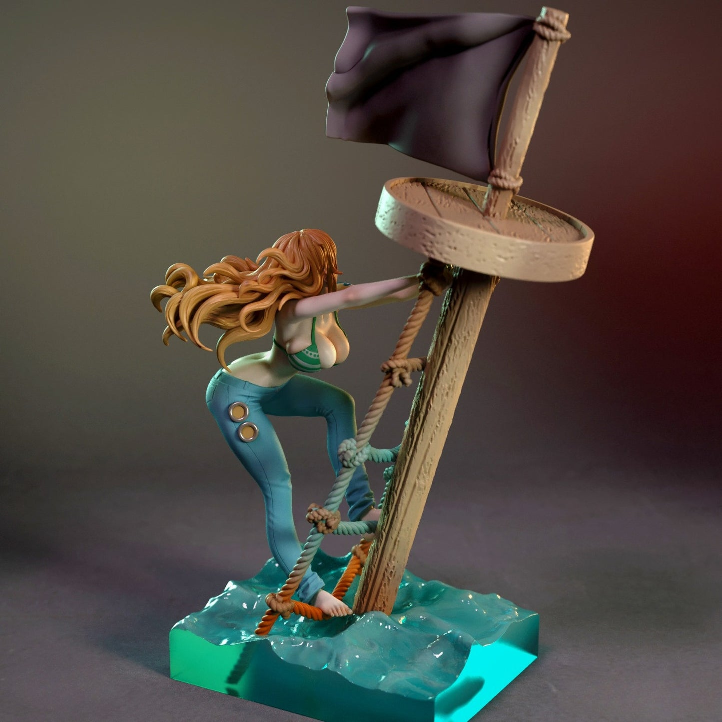 3831 Nami NSFW - One Piece - STL 3D Print Files