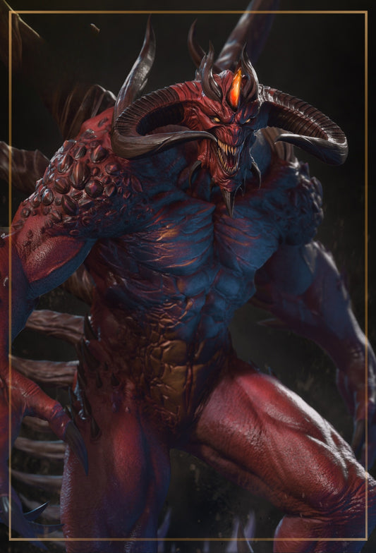 3444 The Dark Lord - Diablo - STL 3D Print Files