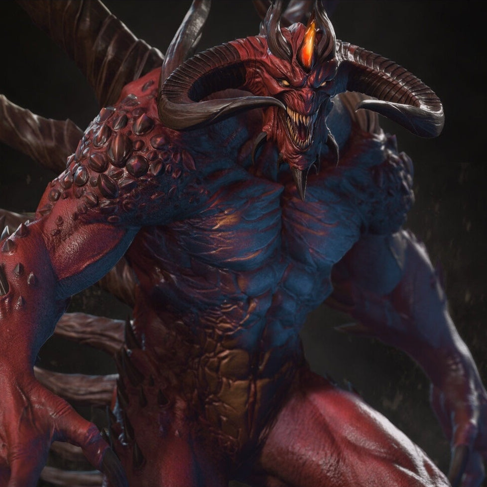 3444 The Dark Lord - Diablo - STL 3D Print Files