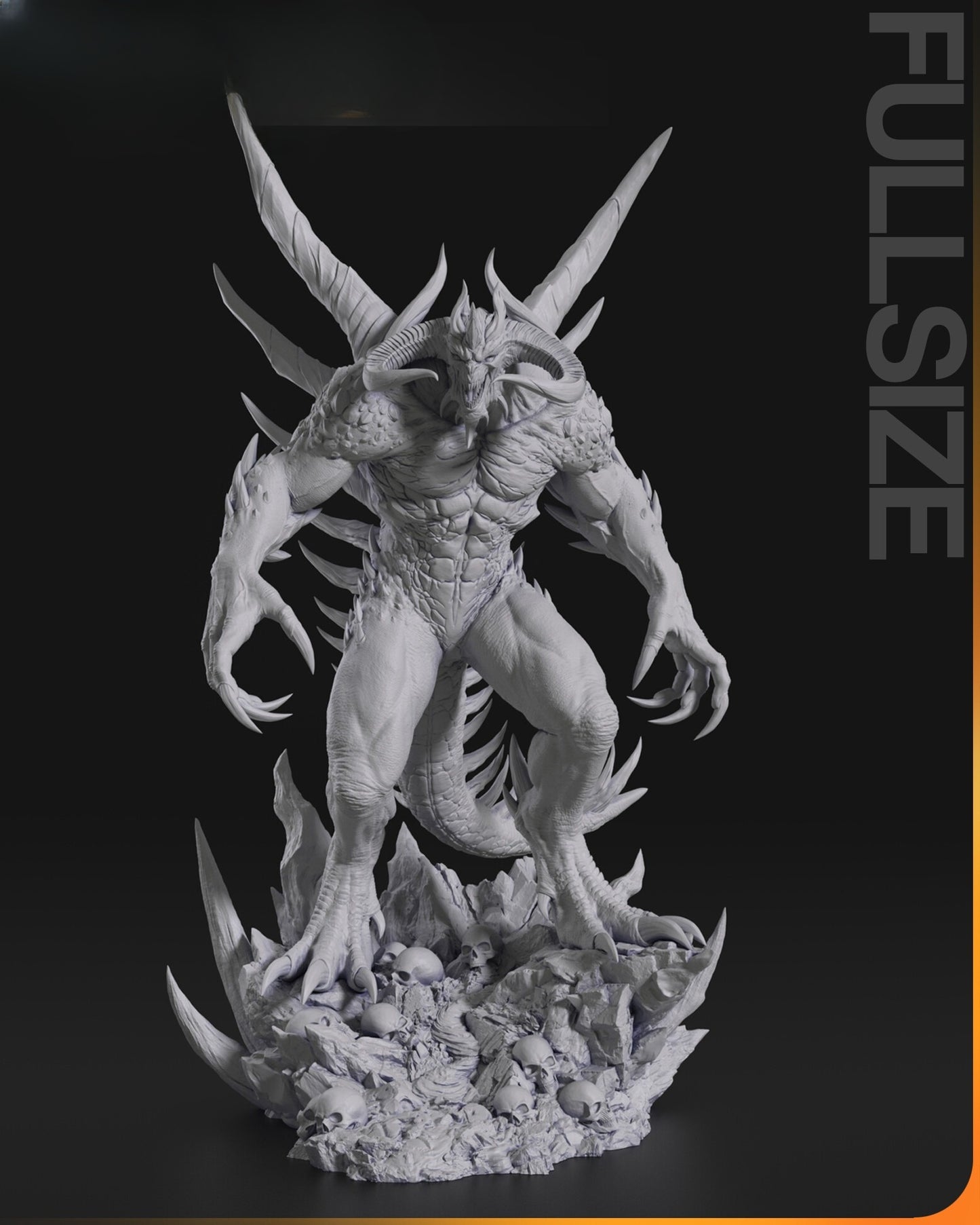 3444 The Dark Lord - Diablo - STL 3D Print Files