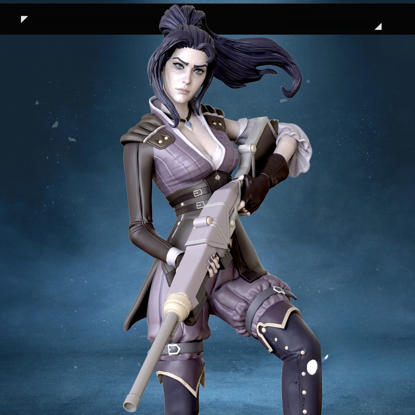 3464 Caitlyn Arcane - League of Legends - STL 3D Print Files