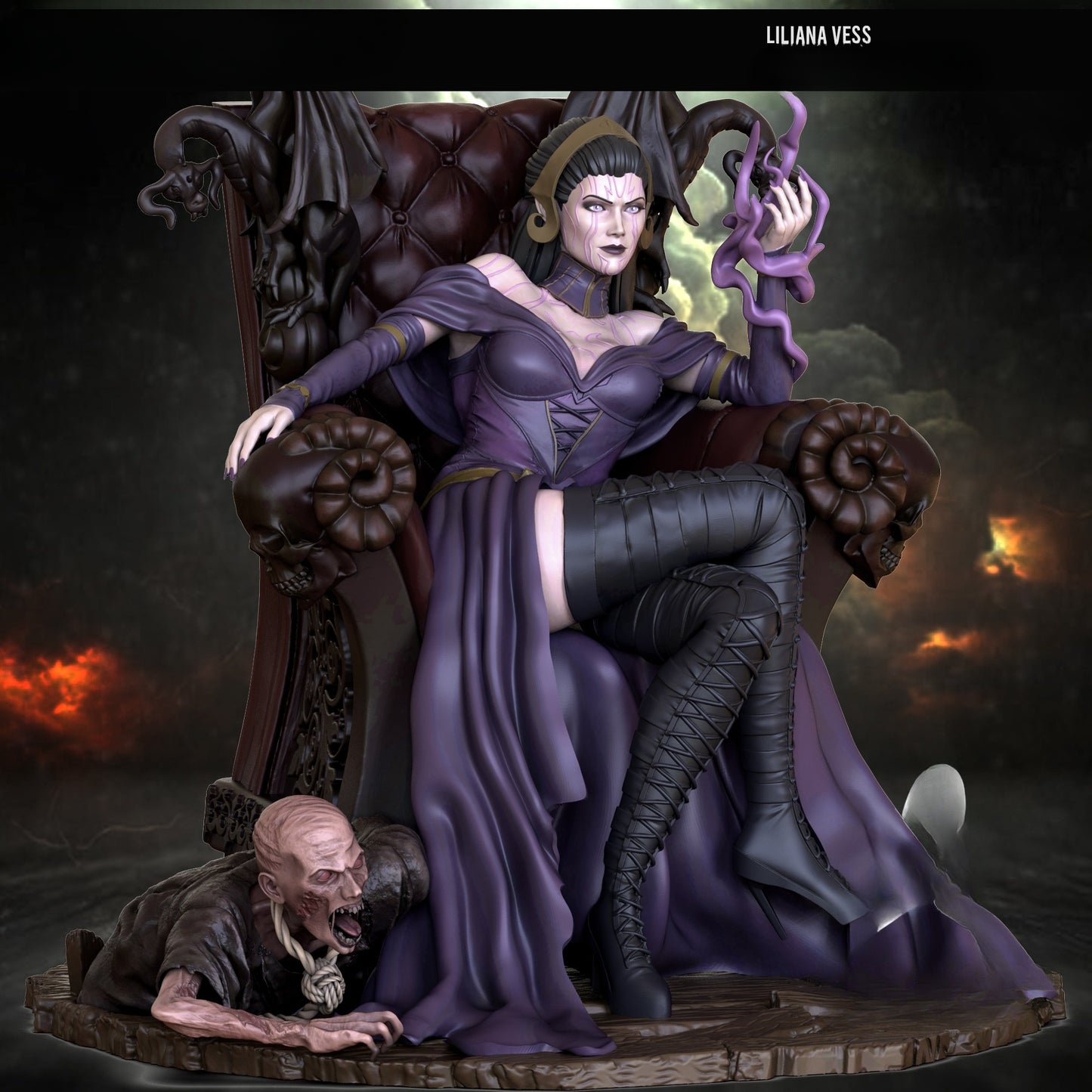 3482 Liliana Vess - MTG - STL 3D Print Files