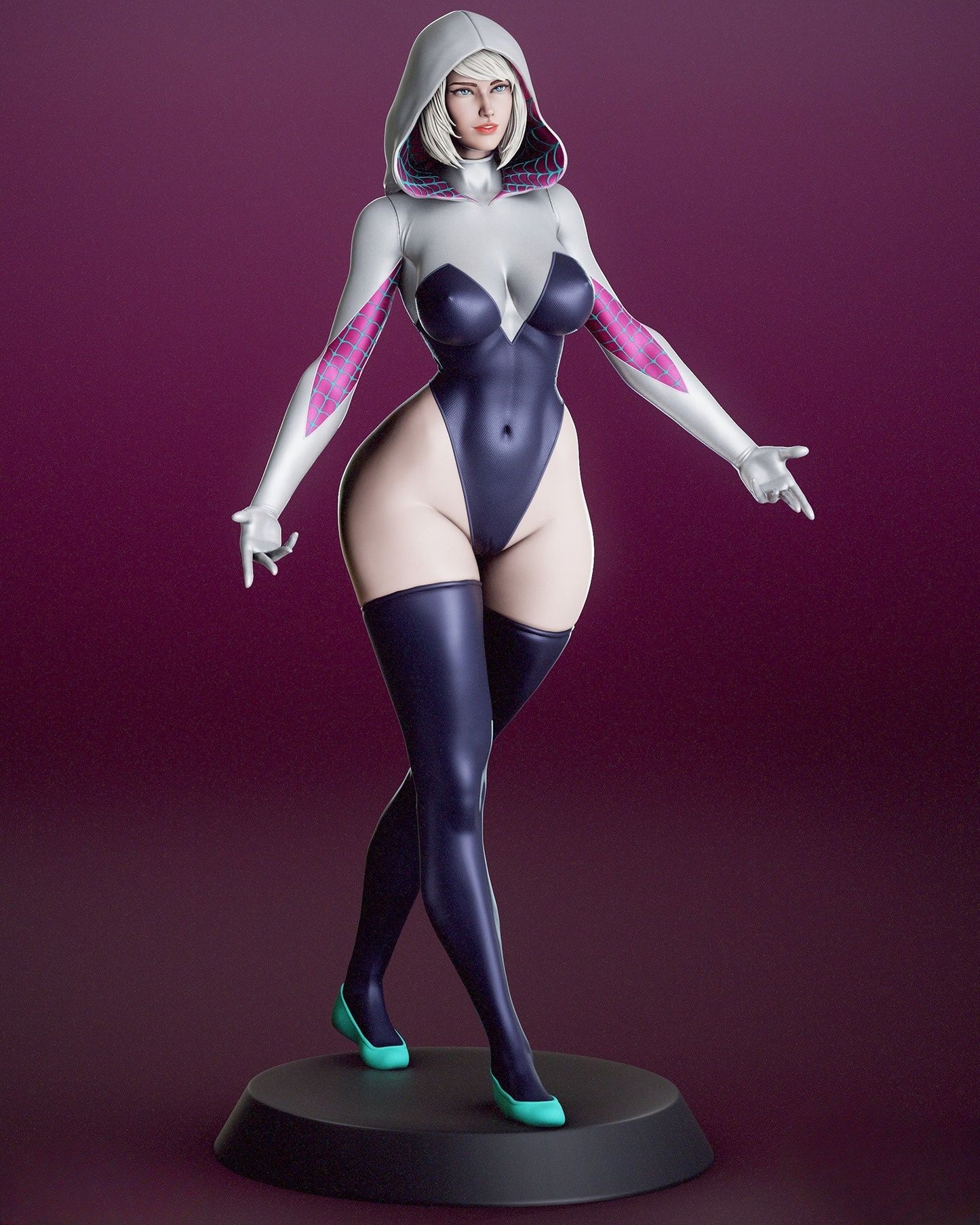 4198 Spider Gwen NSFW - Marvel Comics - STL 3D Print Files