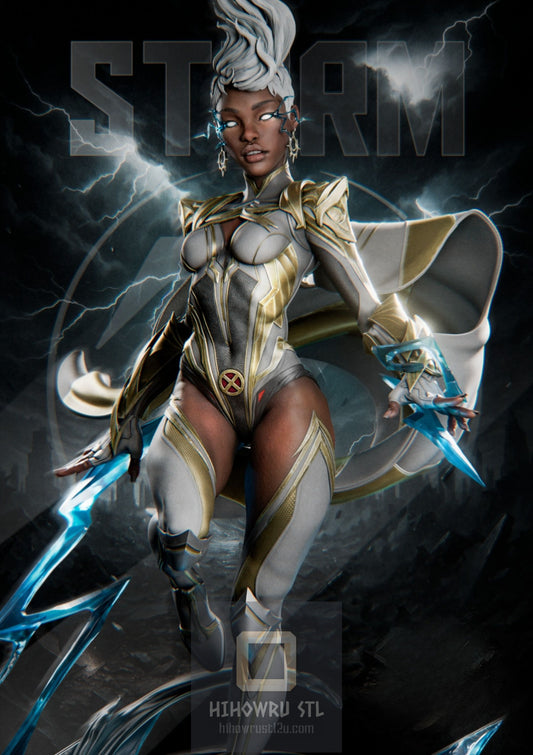 4421 Storm - X-men - STL 3D Print Files
