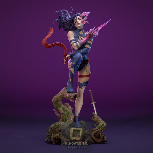 5521 Psylocke Savage Land - X-men - STL 3D Print Files