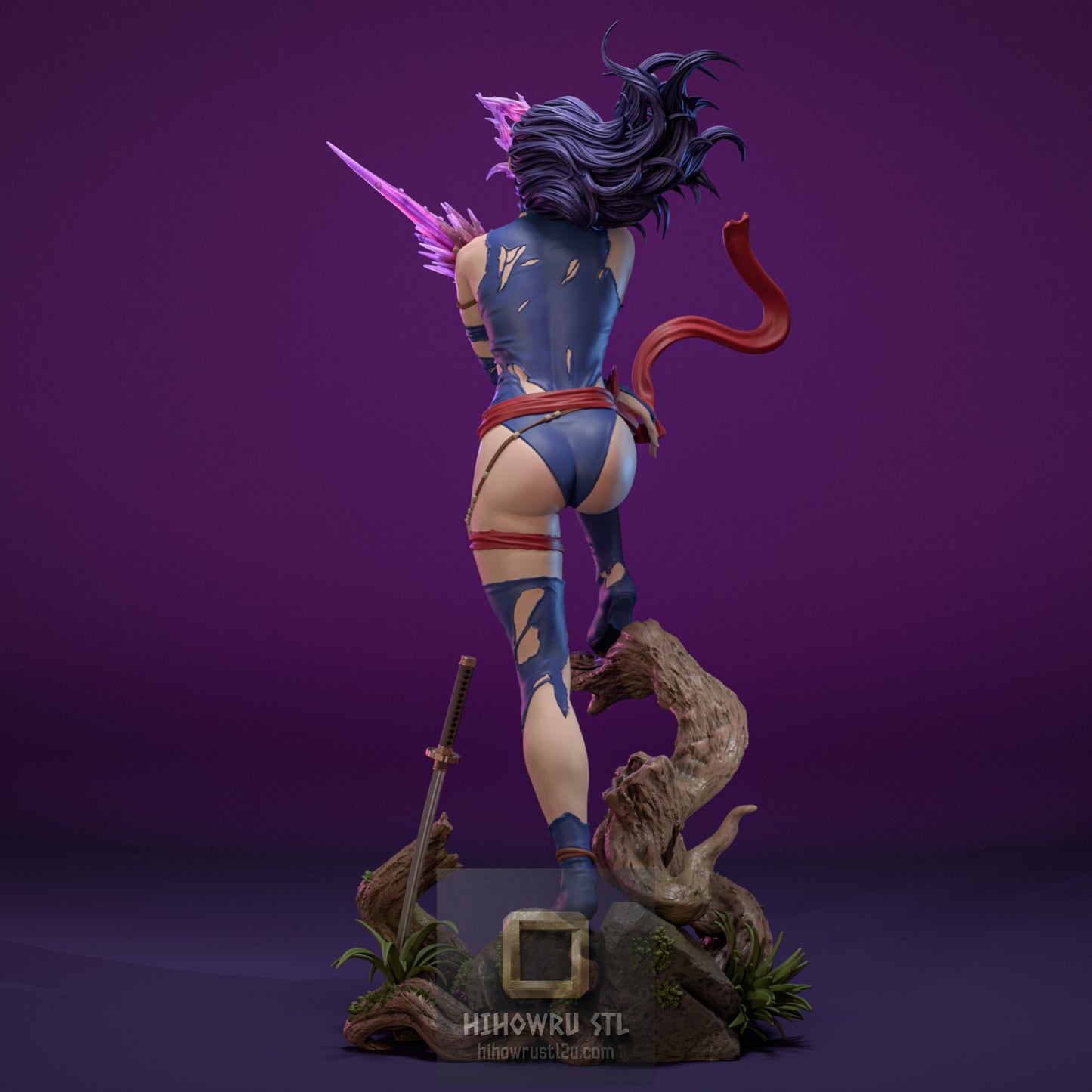 5521 Psylocke Savage Land - X-men - STL 3D Print Files