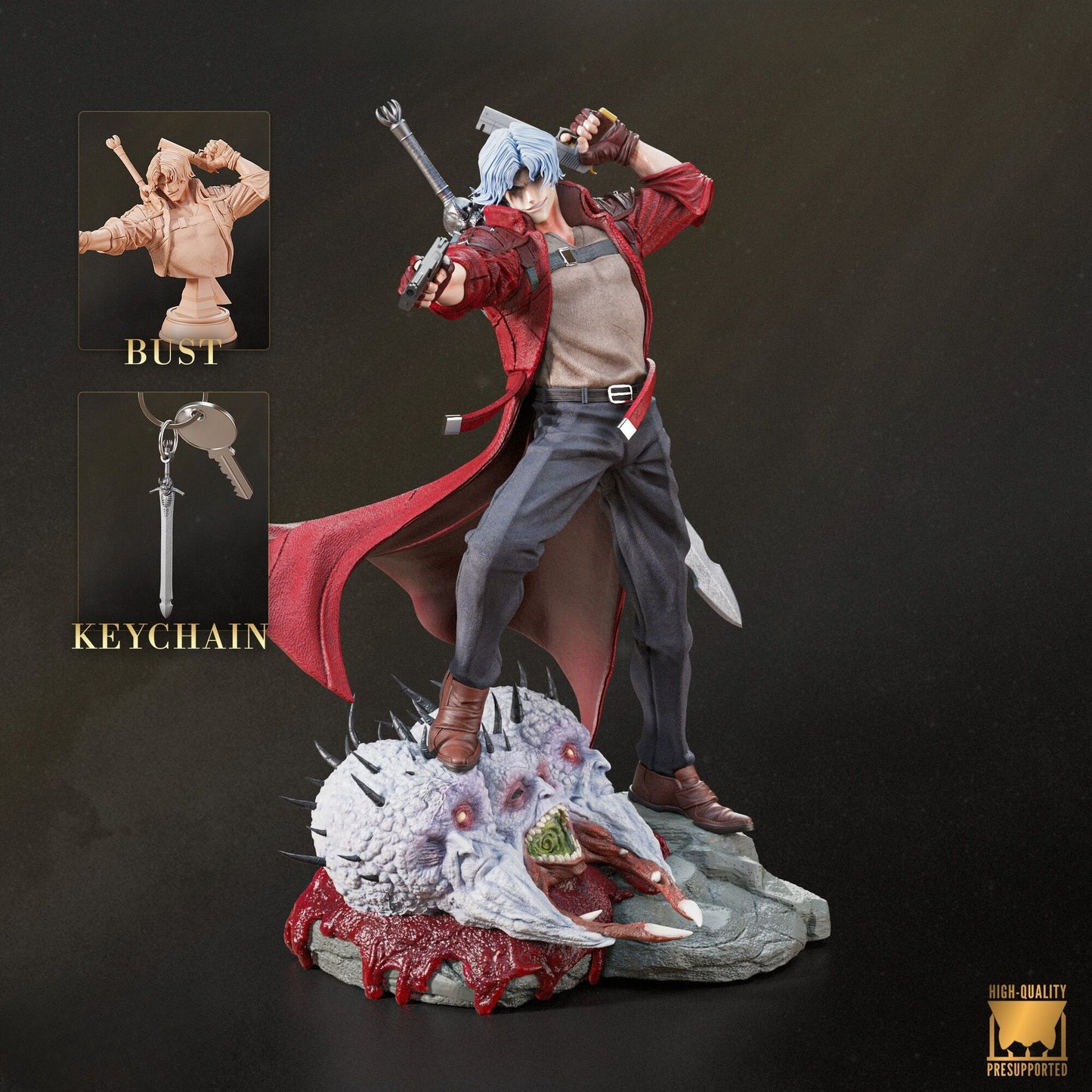 4039 Dante - Devil May Cry - STL 3D Print Files