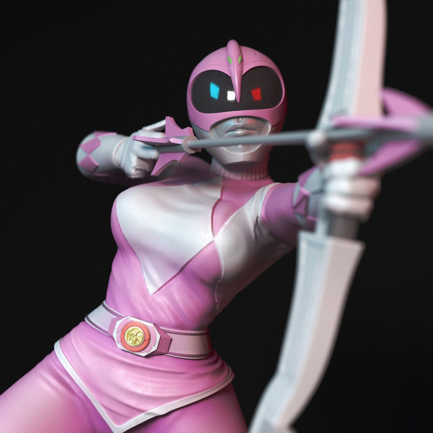 4114 Pink Ranger NSFW - Power Ranger - STL 3D Print Files