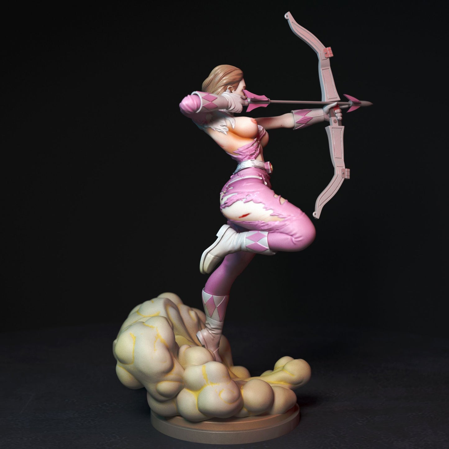4114 Pink Ranger NSFW - Power Ranger - STL 3D Print Files