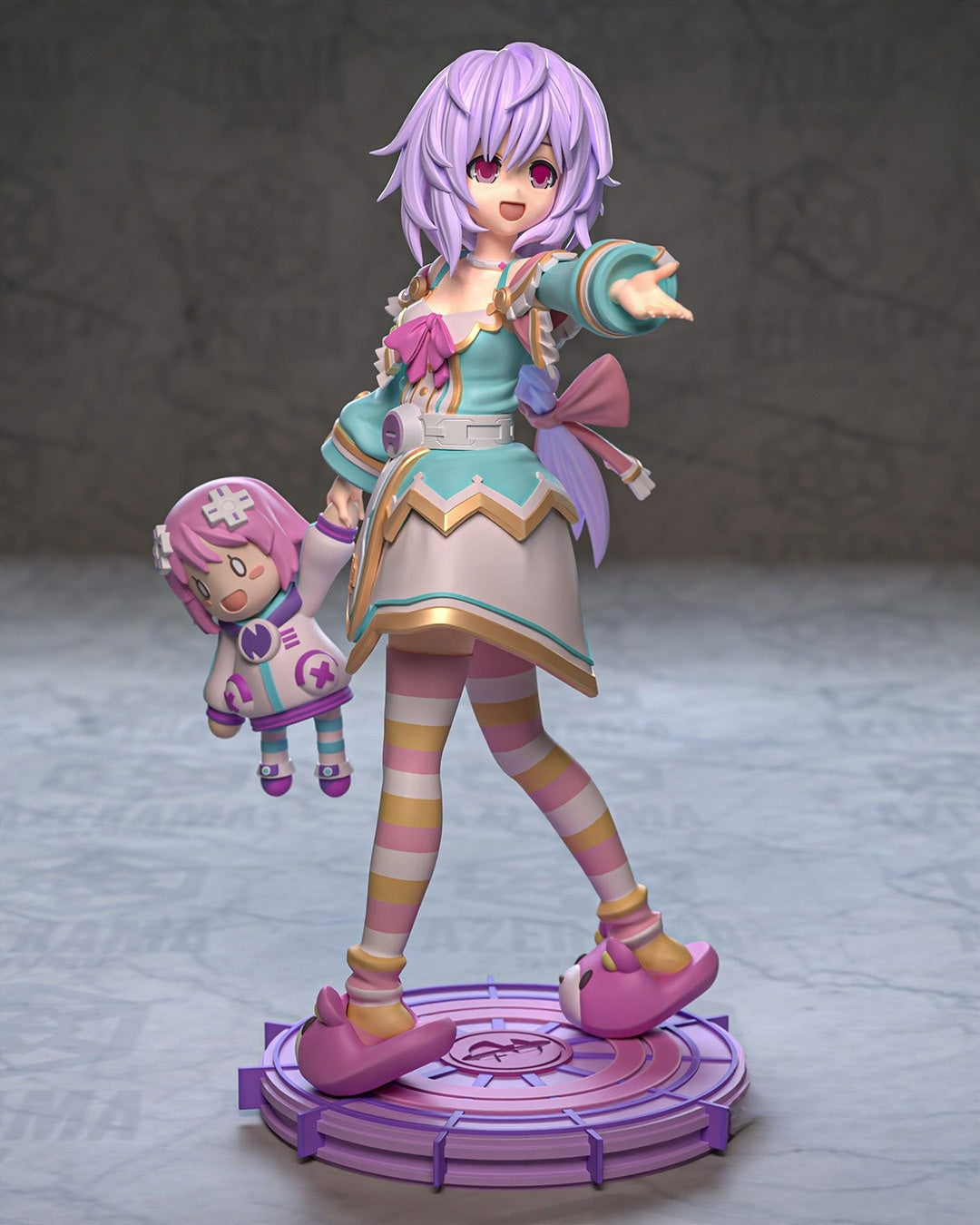 3628 Plutia - Hyperdimension Neptunia - STL 3D Print Files