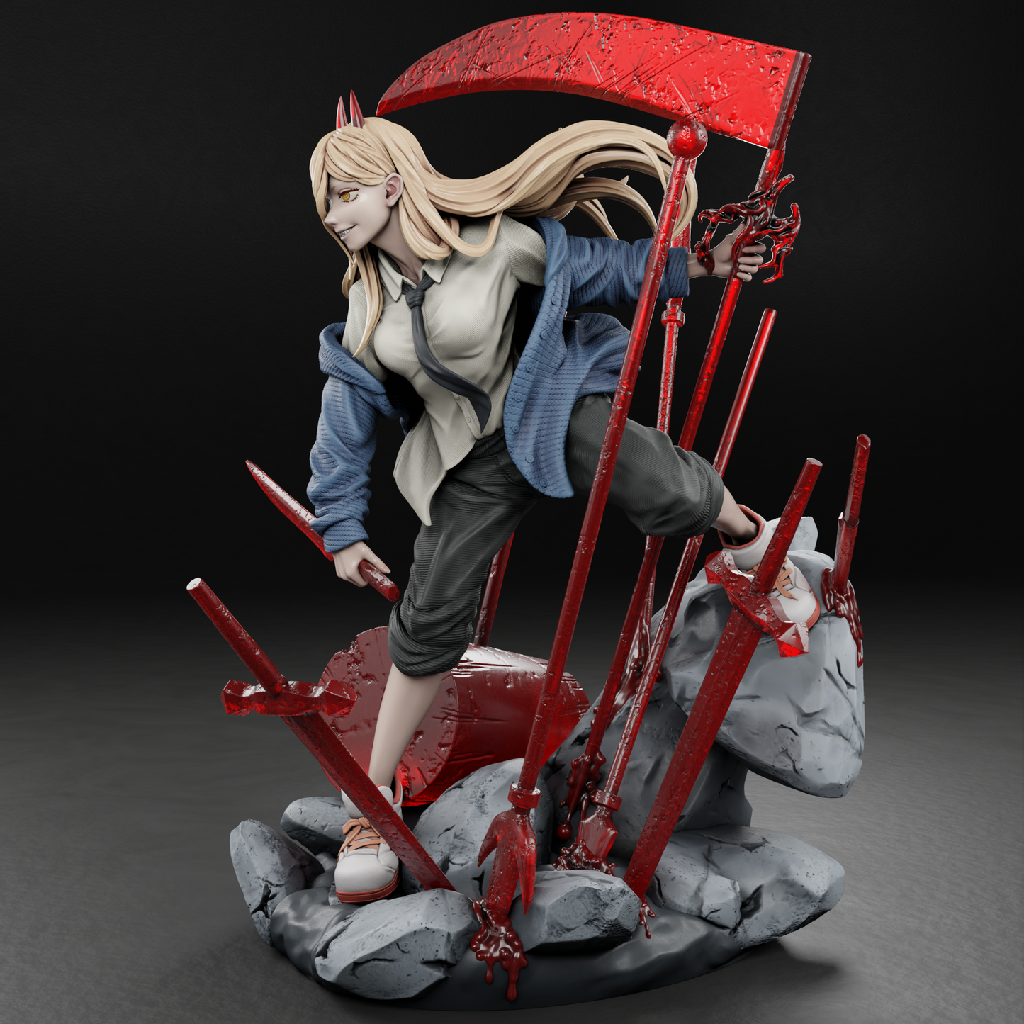 2880 Power NSFW - Chainsaw Man - STL 3D Print Files
