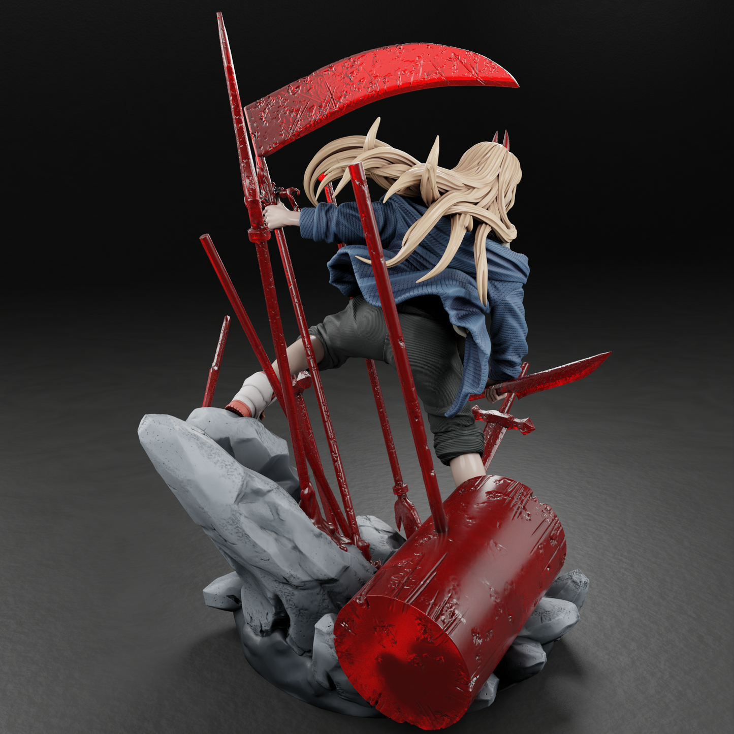 2880 Power NSFW - Chainsaw Man - STL 3D Print Files