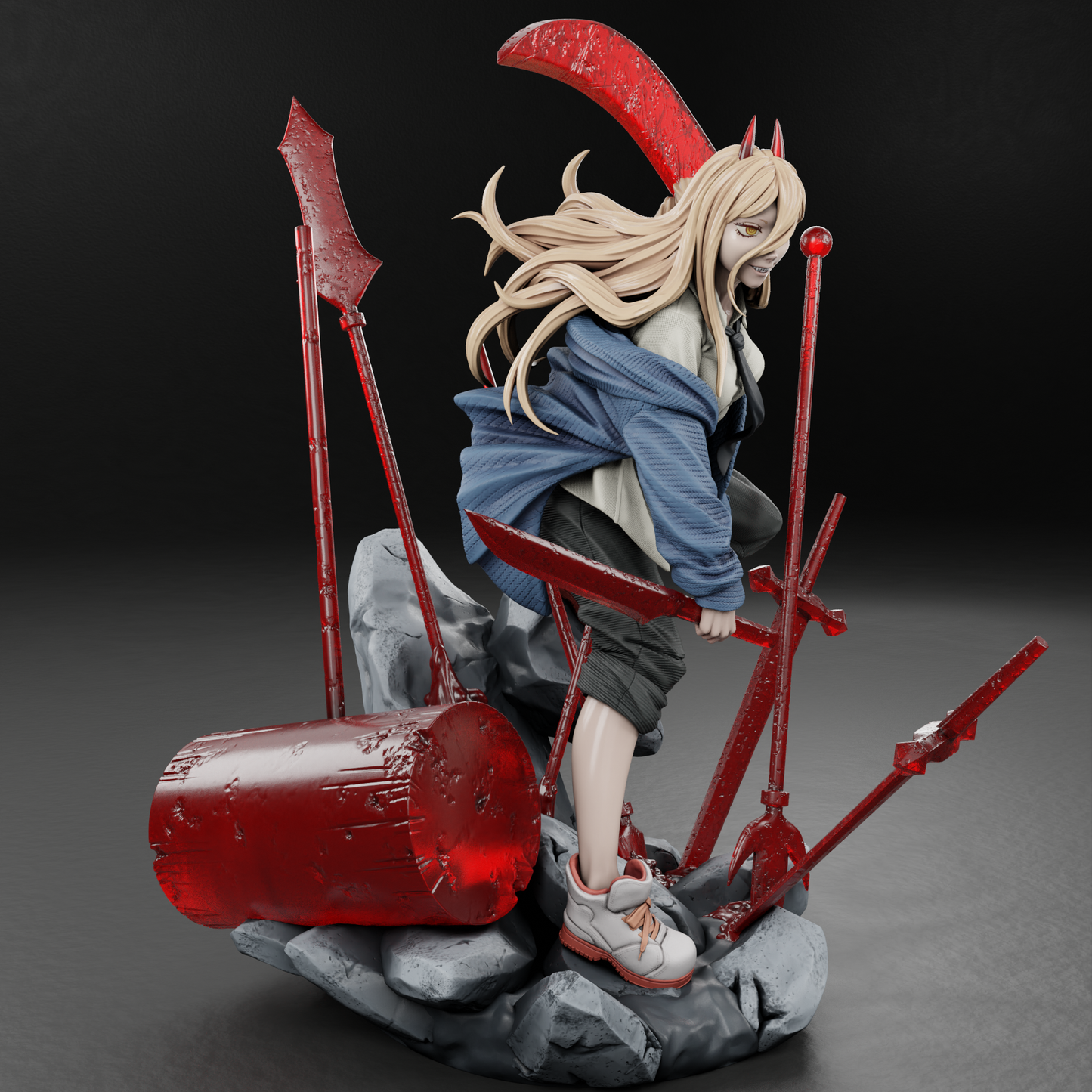 2880 Power NSFW - Chainsaw Man - STL 3D Print Files