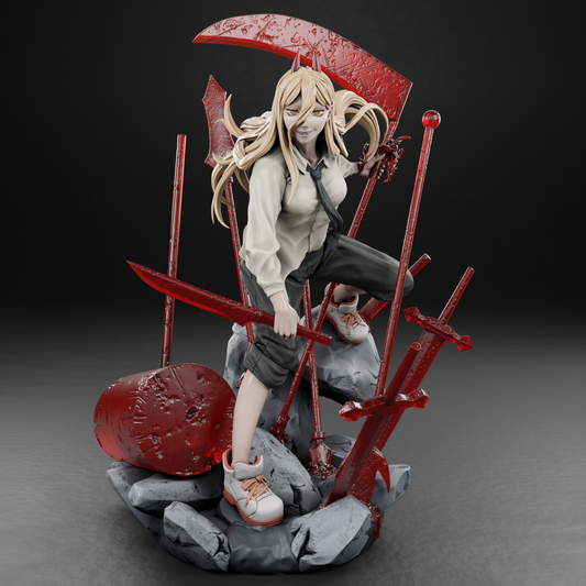 2880 Power NSFW - Chainsaw Man - STL 3D Print Files