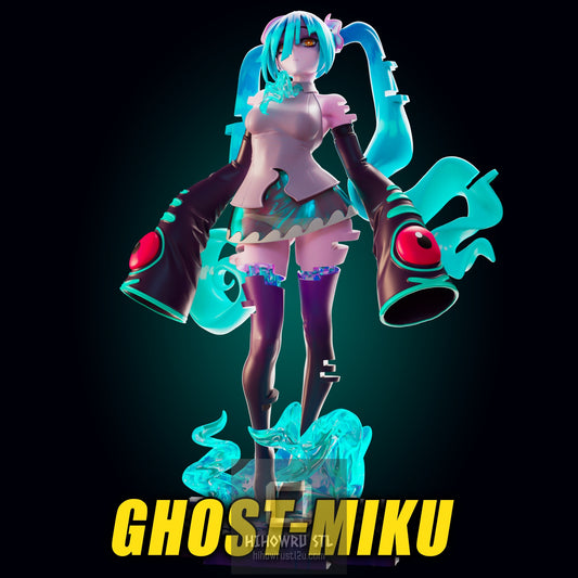 5645 Ghost Miku NSFW - STL 3D Print Files