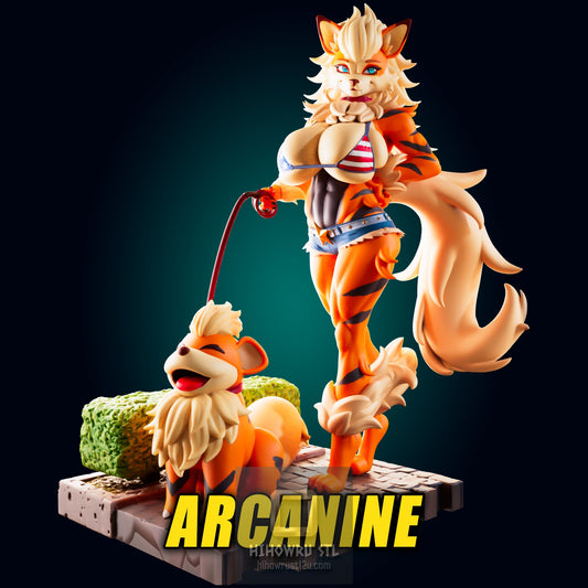 5318 Arcanine Growlithe NSFW - POKEMON - STL 3D Print Files
