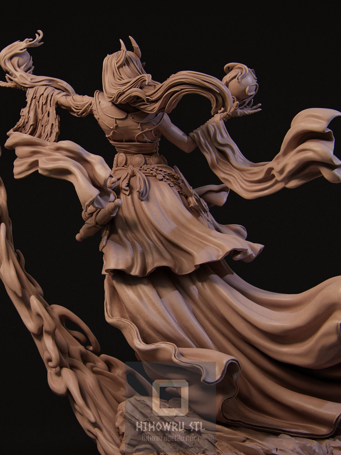 4519 Sorceress - Price of Magic - STL 3D Print Files