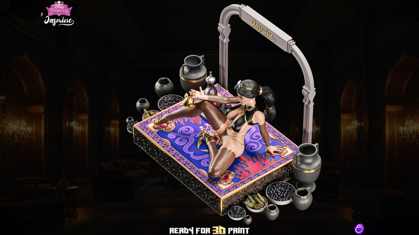 3920 Jasmine NSFW - Aladdin - STL 3D Print Files