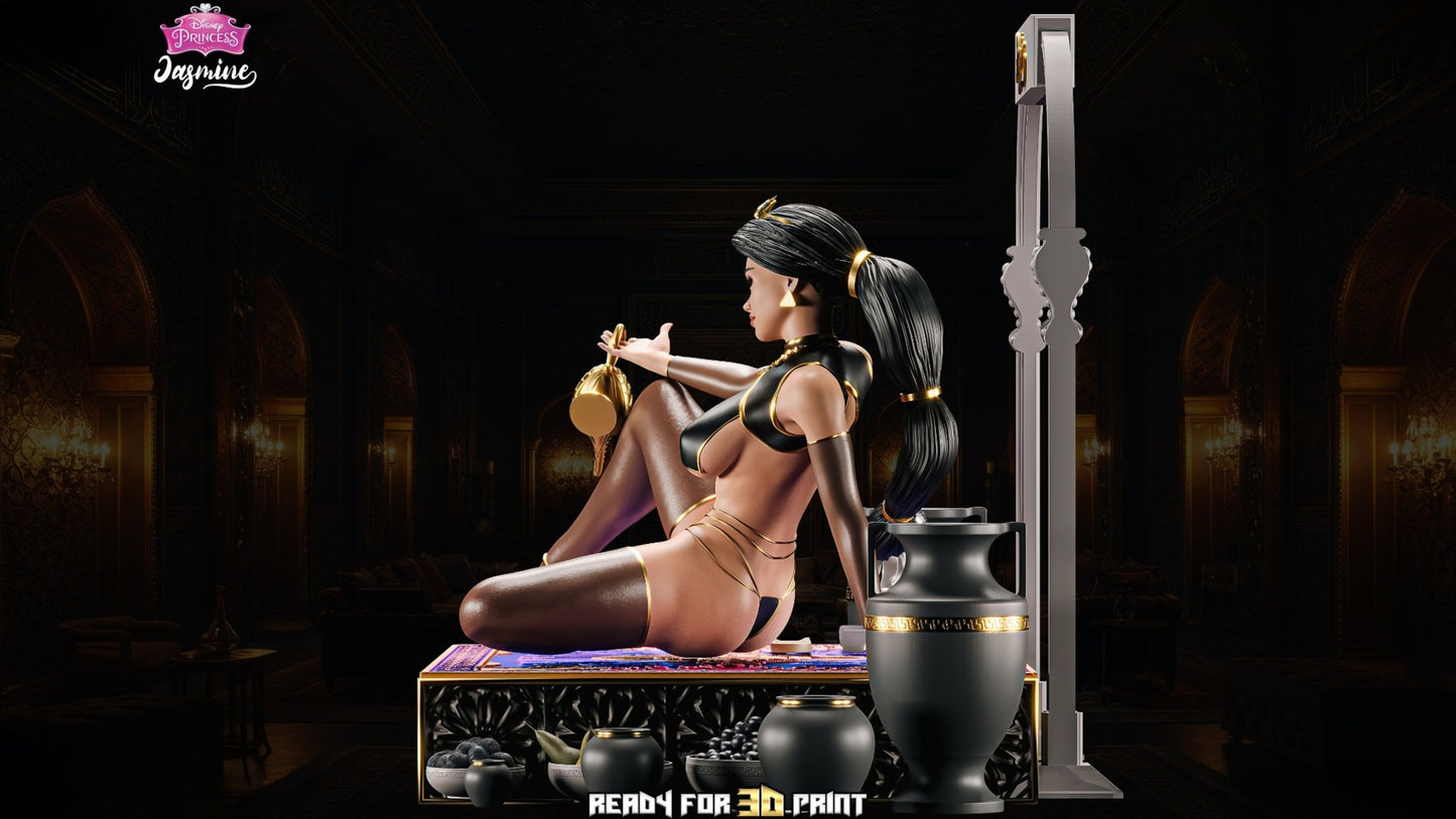 3920 Jasmine NSFW - Aladdin - STL 3D Print Files