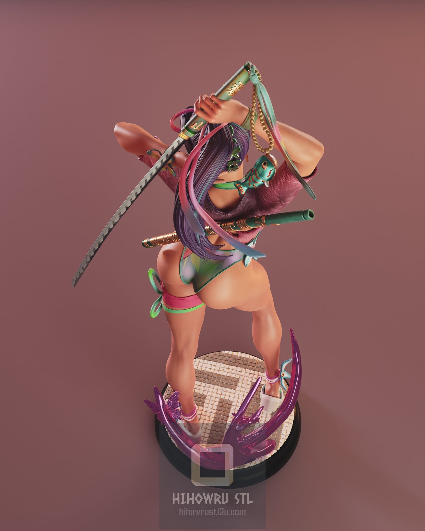 4428 Psylocke Breezy Butterfly - Marvel Rivals - STL 3D Print Files