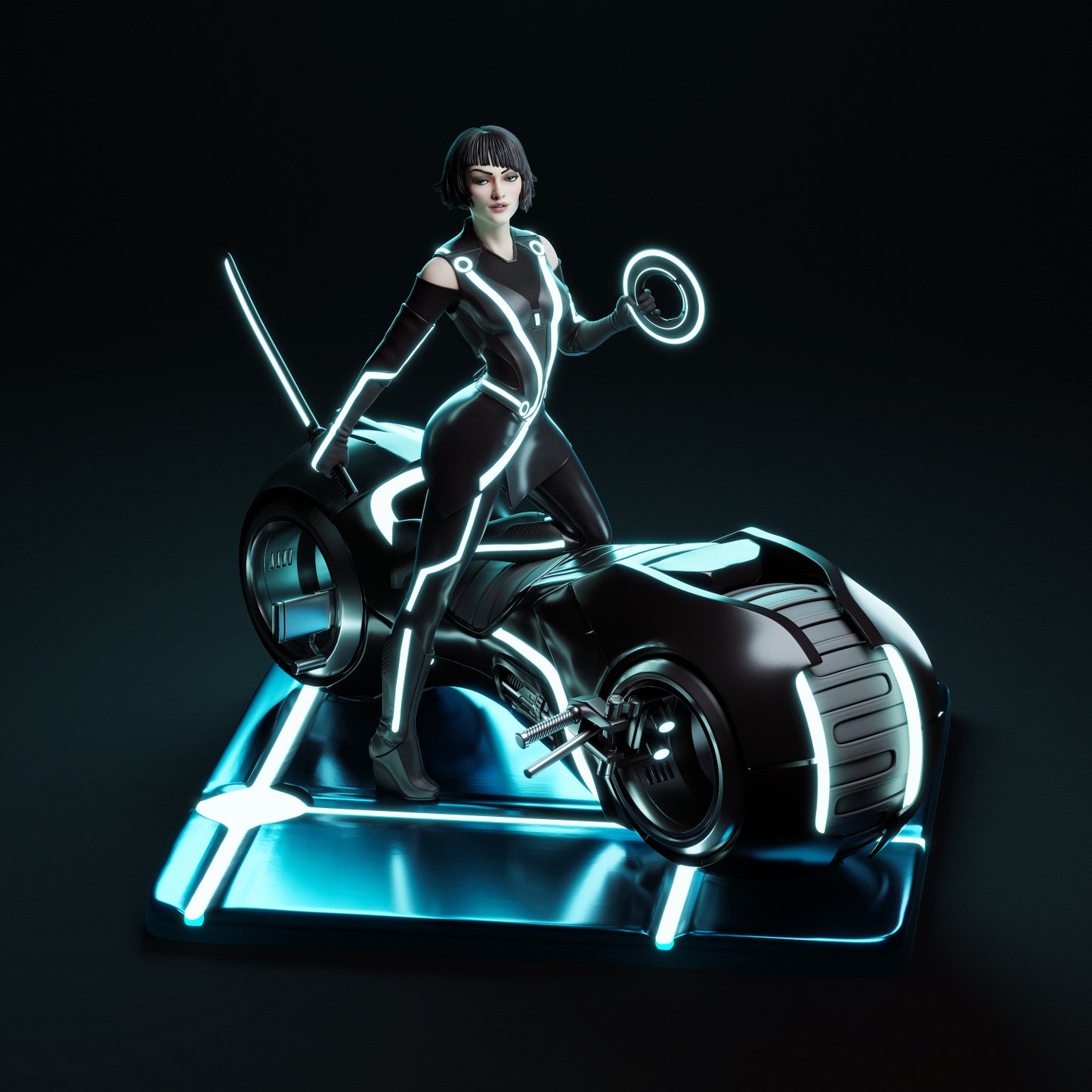 4242 Quorra - Tron - STL 3D Print Files