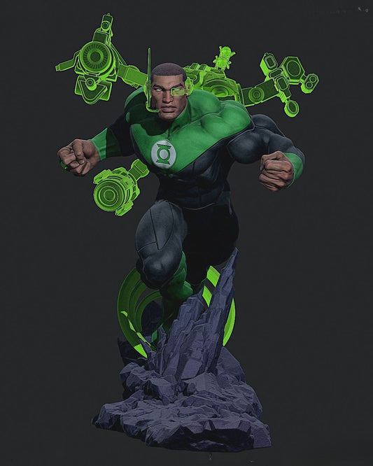 3055 Green Lantern - DC Comics - STL 3D Print Files
