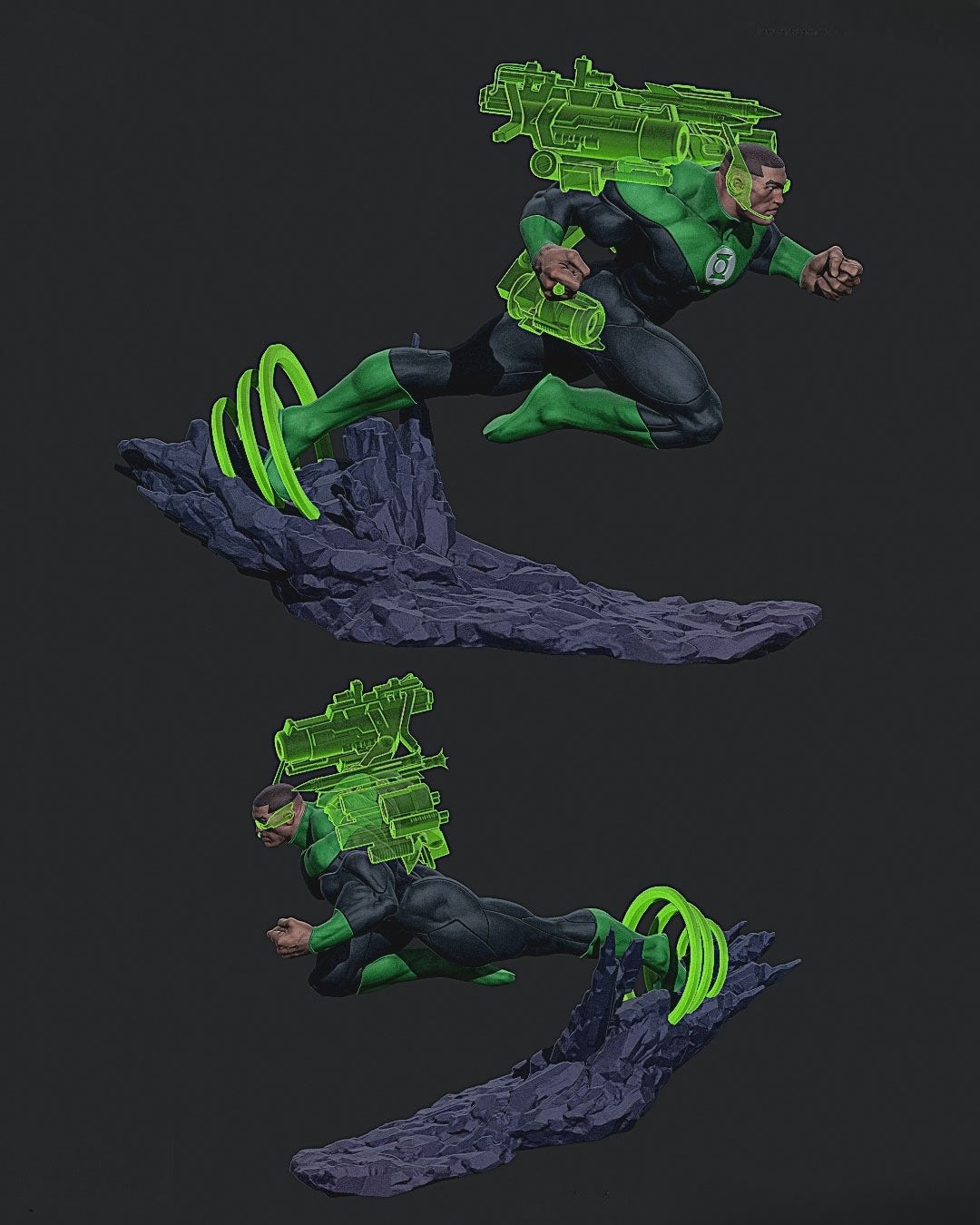 3055 Green Lantern - DC Comics - STL 3D Print Files
