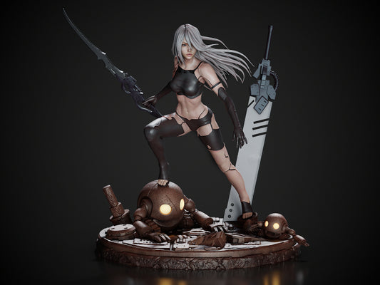3952 A2 - NieR: Automata - STL 3D Print Files