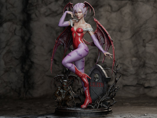 4053 Lilith Aensland - Darkstalkers - STL 3D Print Files