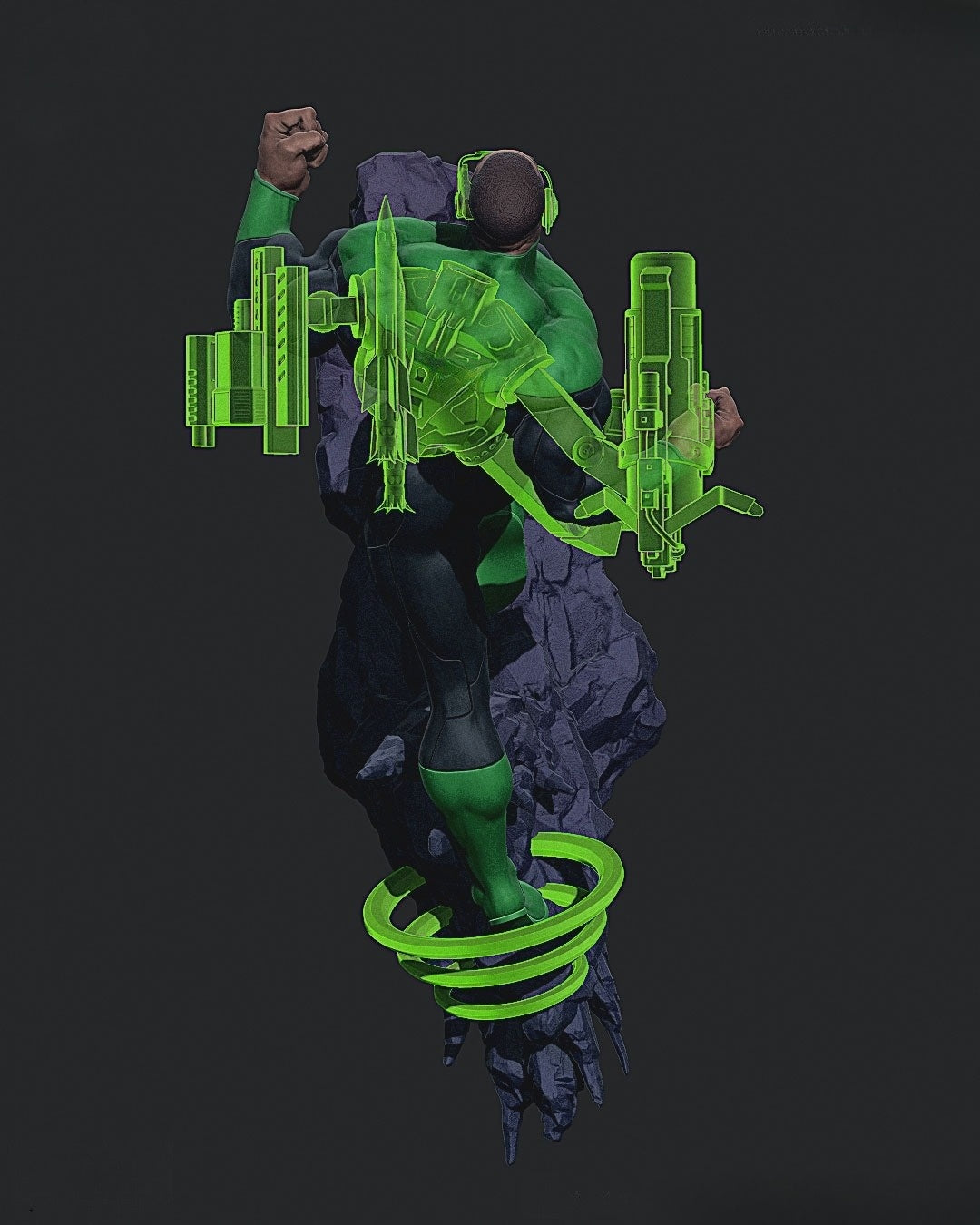 3055 Green Lantern - DC Comics - STL 3D Print Files