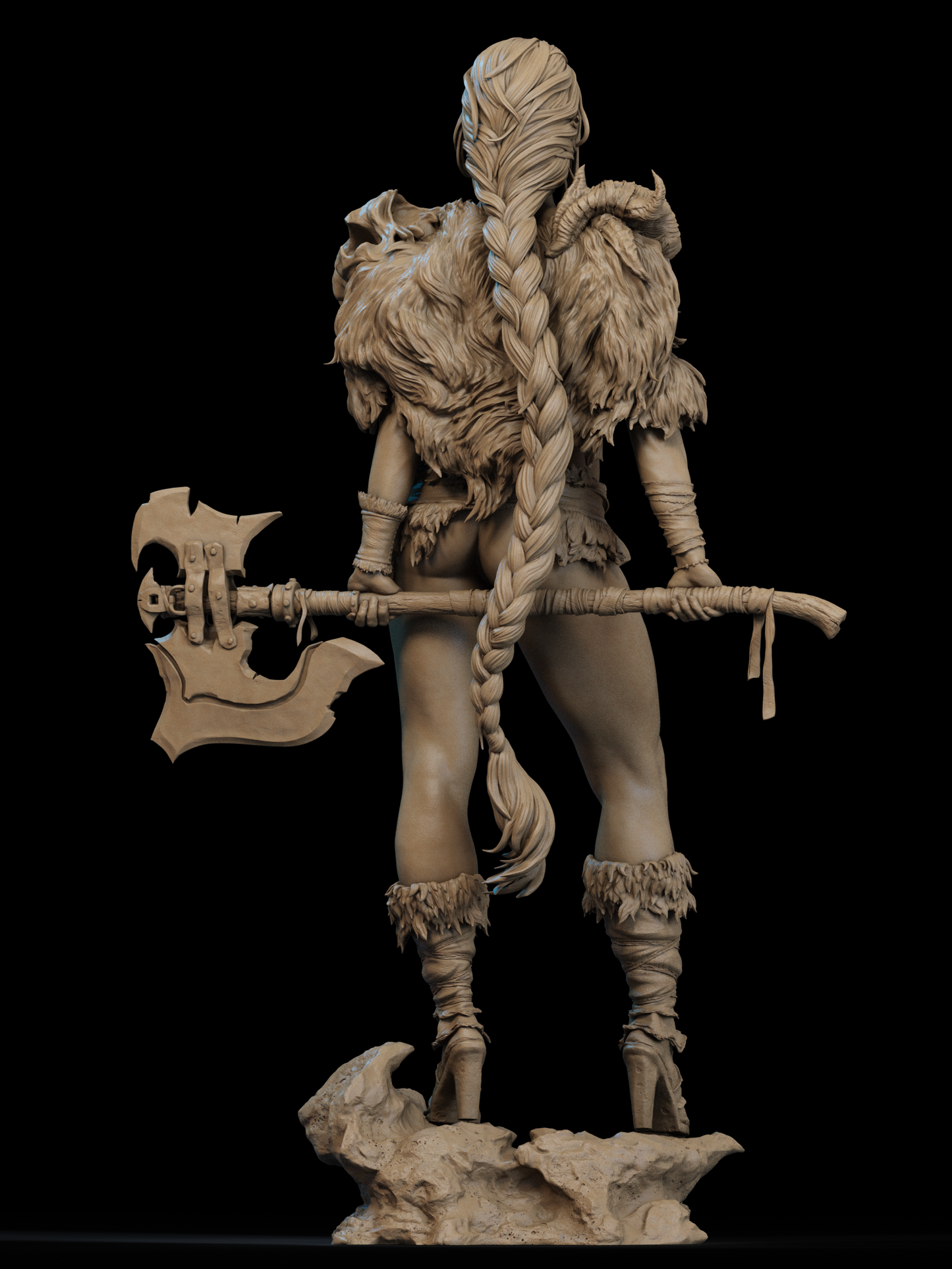 3762 Barbarian Queen NSFW - STL 3D Print Files