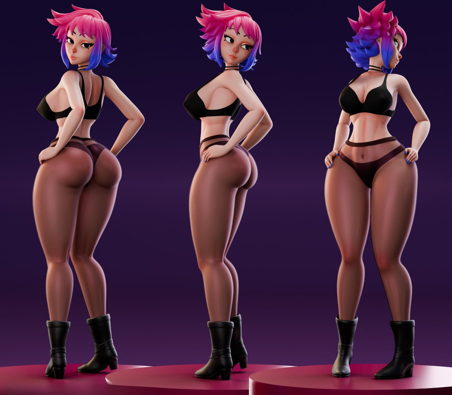 3891 Ramona Flowers NSFW - Scott Pilgrim - STL 3D Print Files