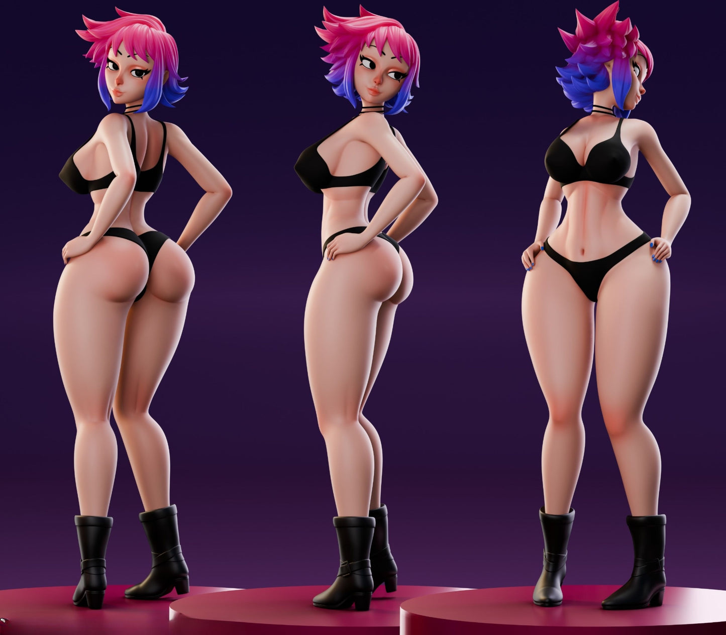 3891 Ramona Flowers NSFW - Scott Pilgrim - STL 3D Print Files