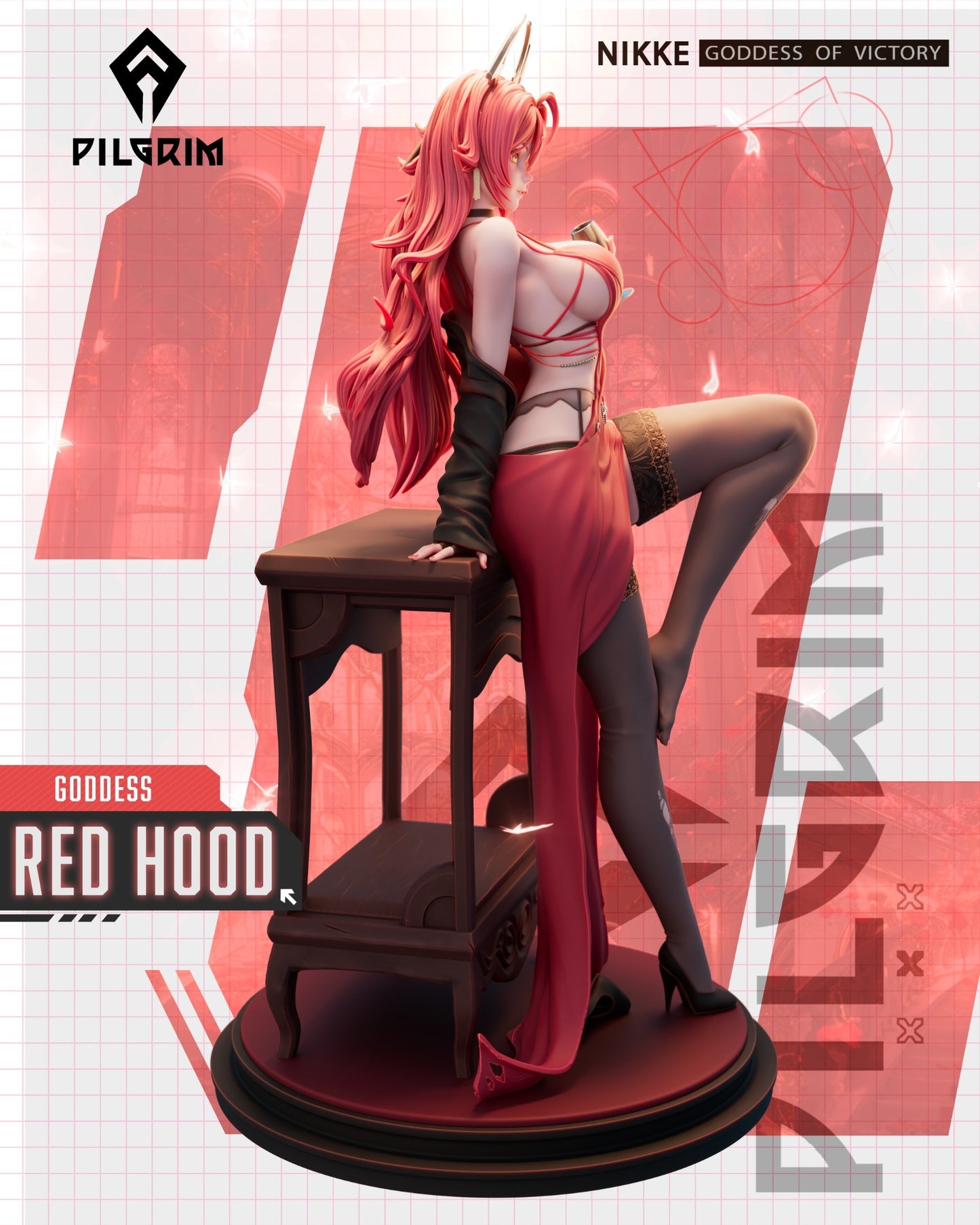 3453 Red Hood - Nikke Goddess of Victory - STL 3D Print Files