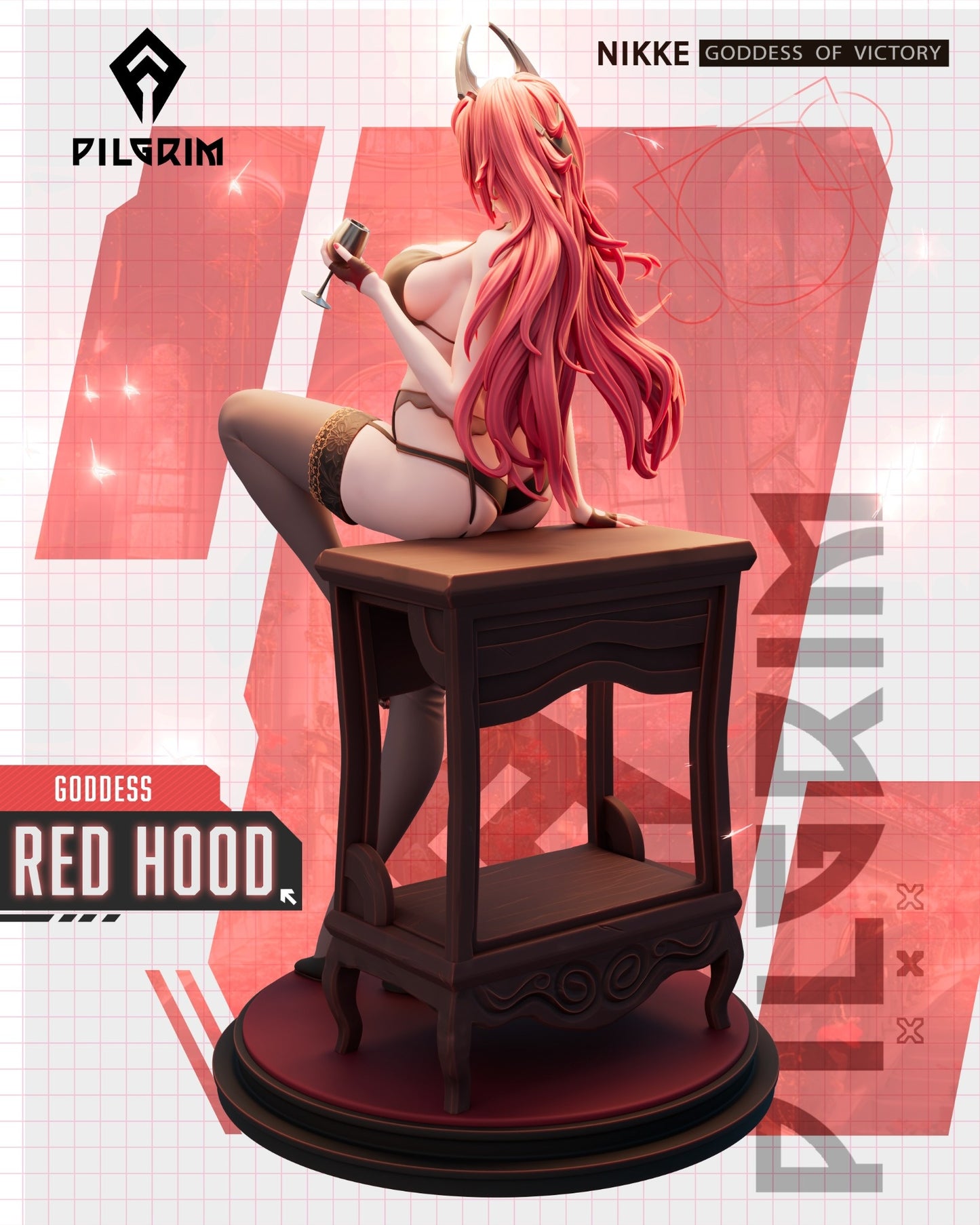 3453 Red Hood - Nikke Goddess of Victory - STL 3D Print Files