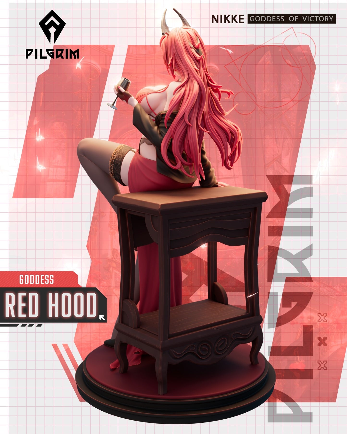3453 Red Hood - Nikke Goddess of Victory - STL 3D Print Files