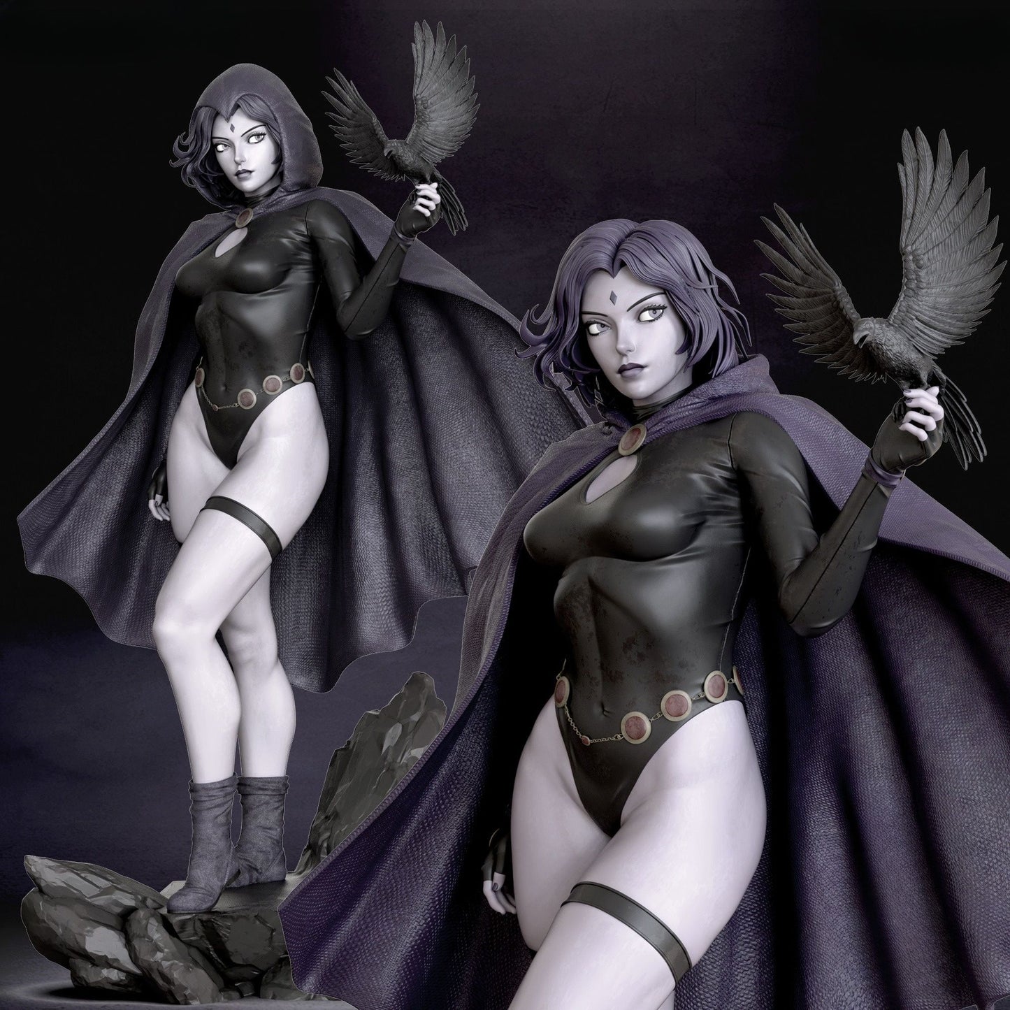 4273 Raven NSFW - DC Comics - STL 3D Print Files