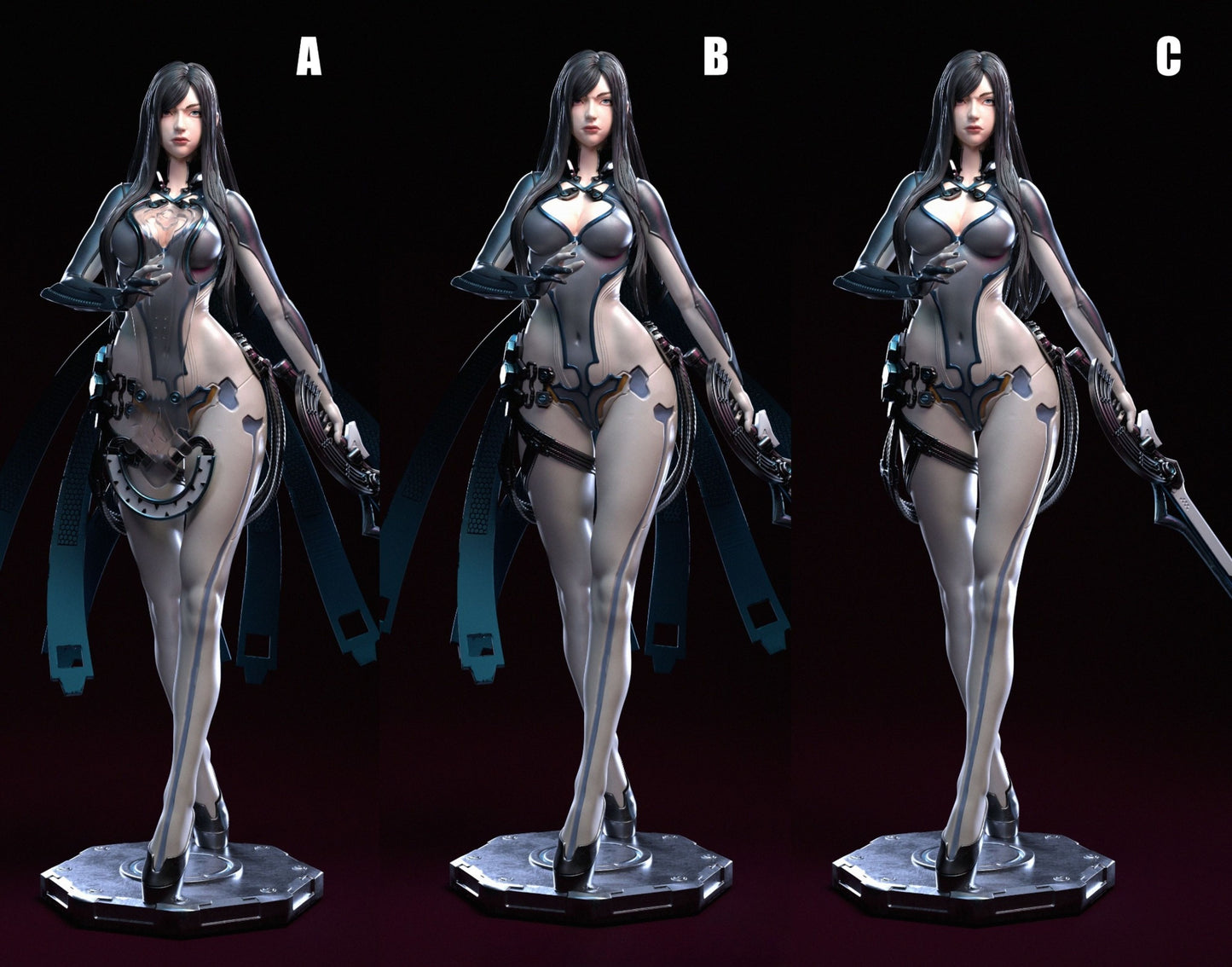 4036 Raven - Stellar Blade - STL 3D Print Files