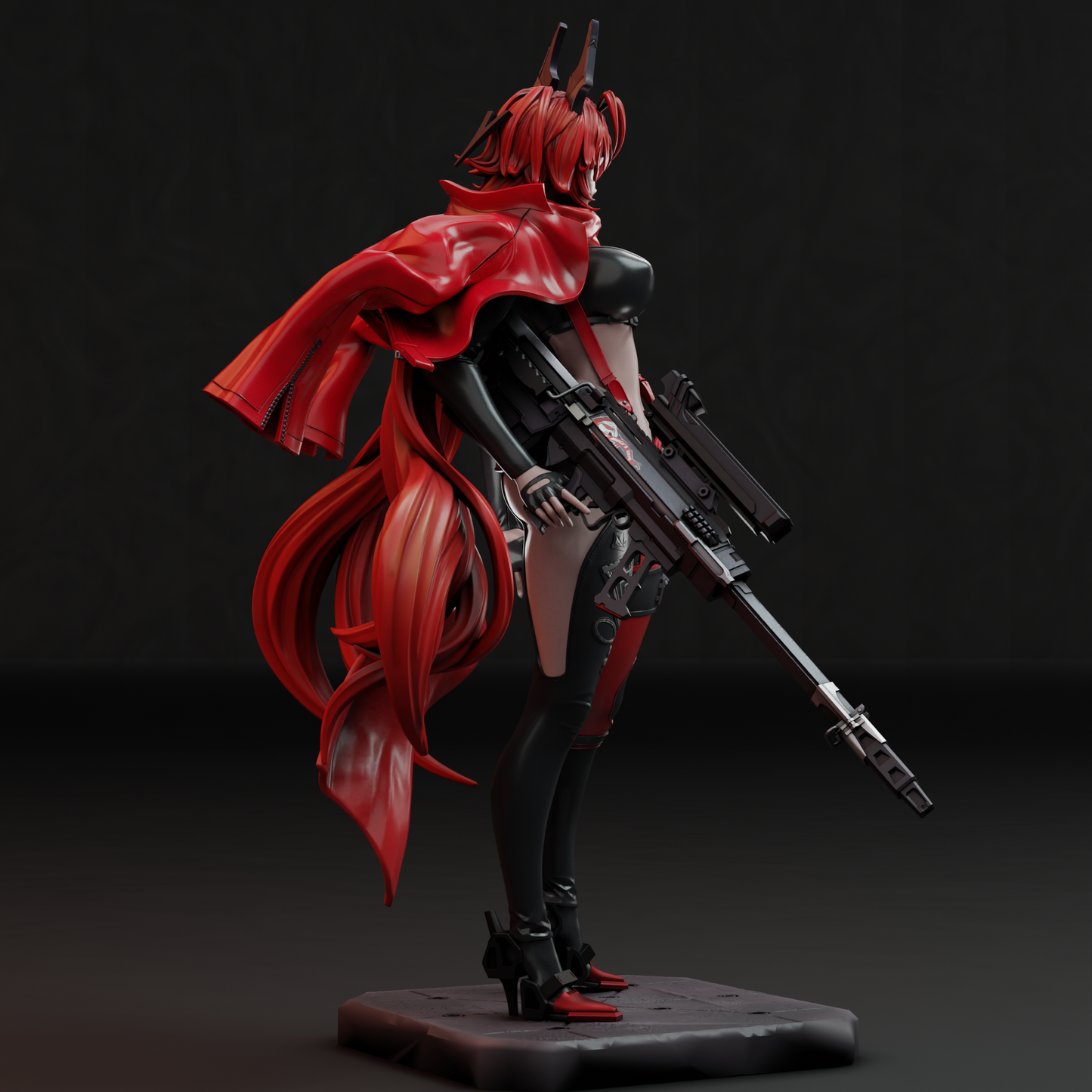 3485 Red Hood NSFW - Nikke Goddess of Victory - STL 3D Print Files