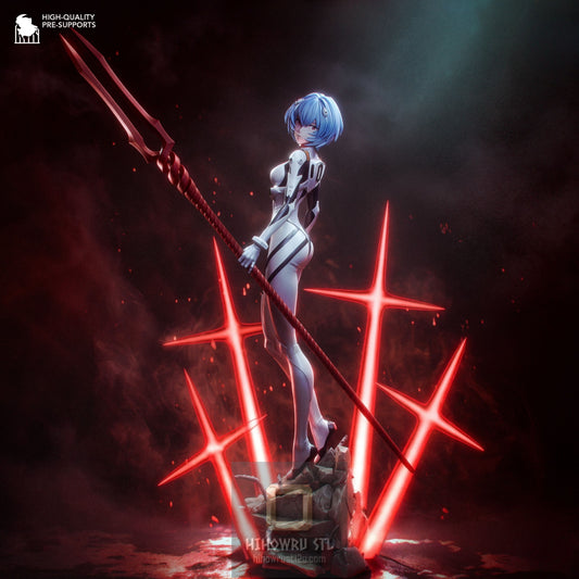 4985 Rei Ayanami - Evangelion - STL 3D Print Files