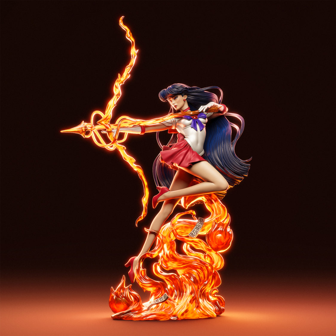 3927 Rei Hino - Sailor Moon - STL 3D Print Files