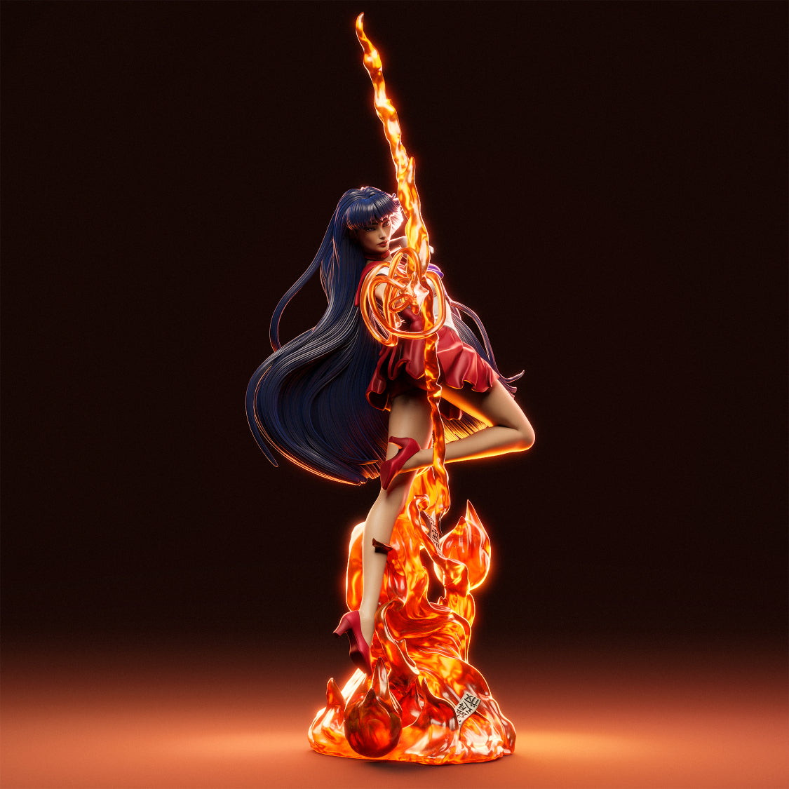 3927 Rei Hino - Sailor Moon - STL 3D Print Files