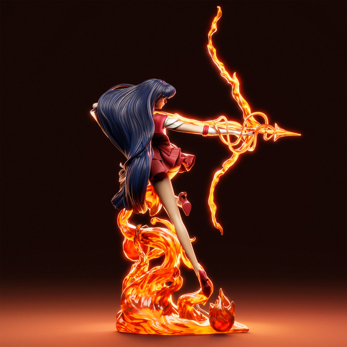 3927 Rei Hino - Sailor Moon - STL 3D Print Files