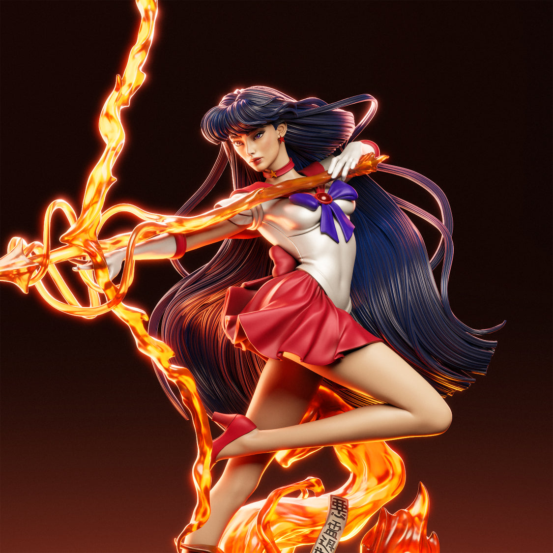 3927 Rei Hino - Sailor Moon - STL 3D Print Files