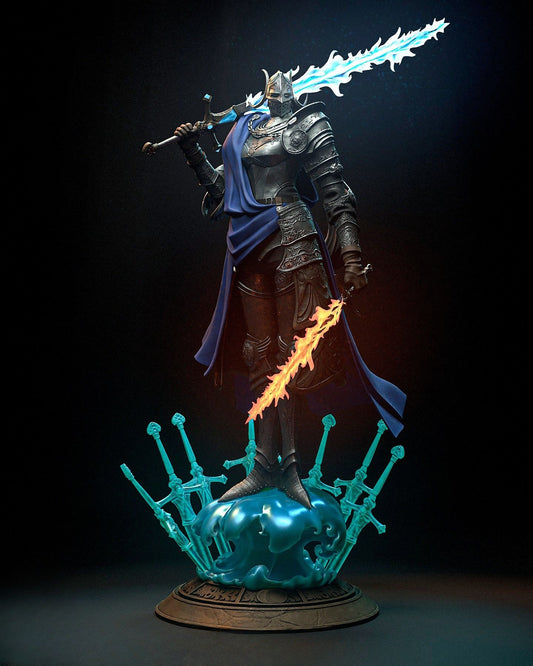 3941 Rellana Twin Moon Knight - Elden Ring - STL 3D Print Files