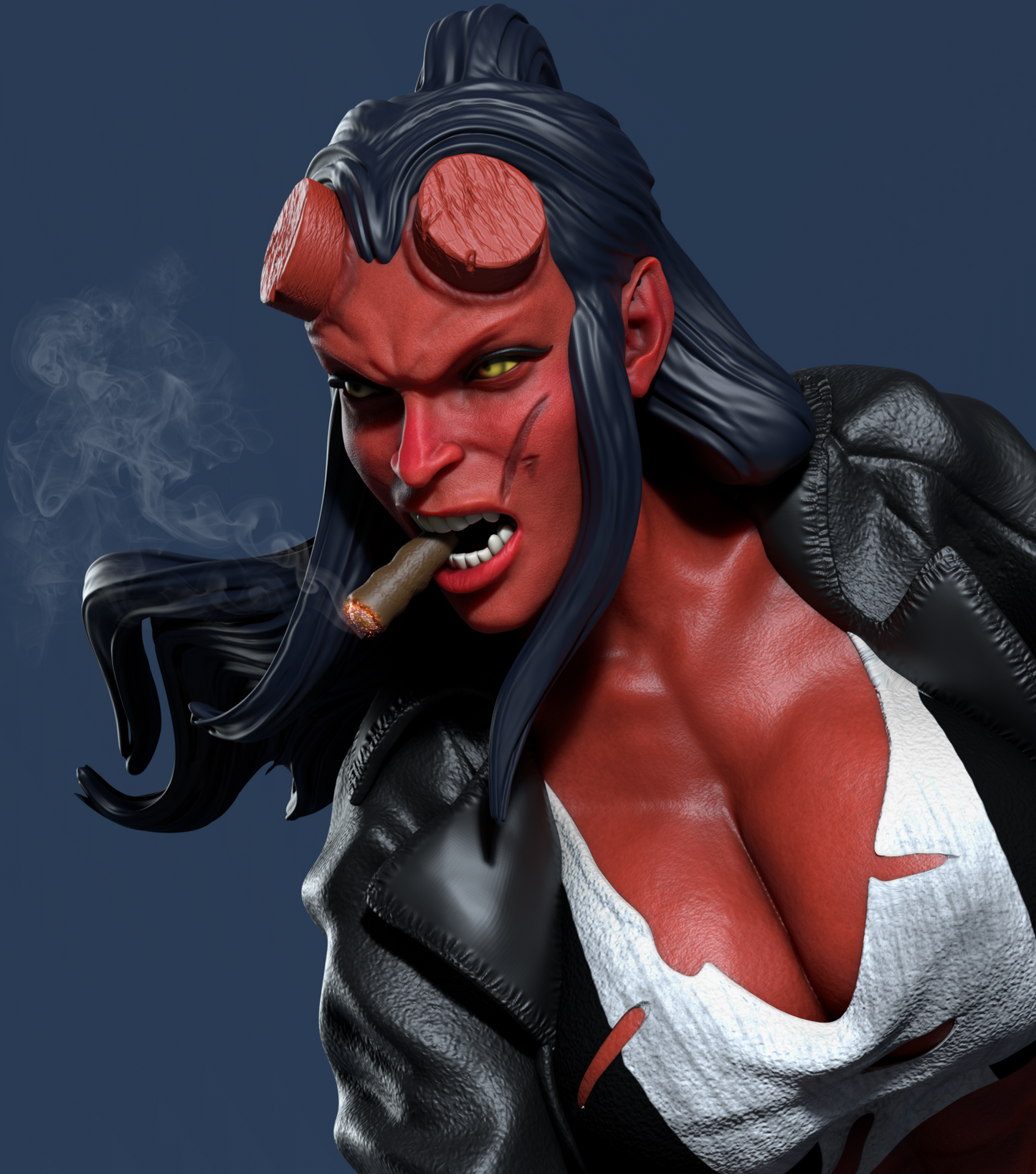 1213 Hellgirl - STL 3D Print Files