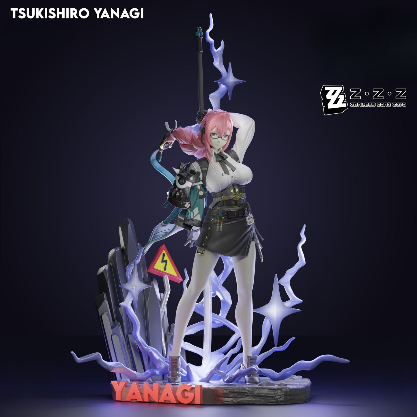 3382 Tsukishiro Yanagi - Zenless Zone Zero - STL 3D Print Files