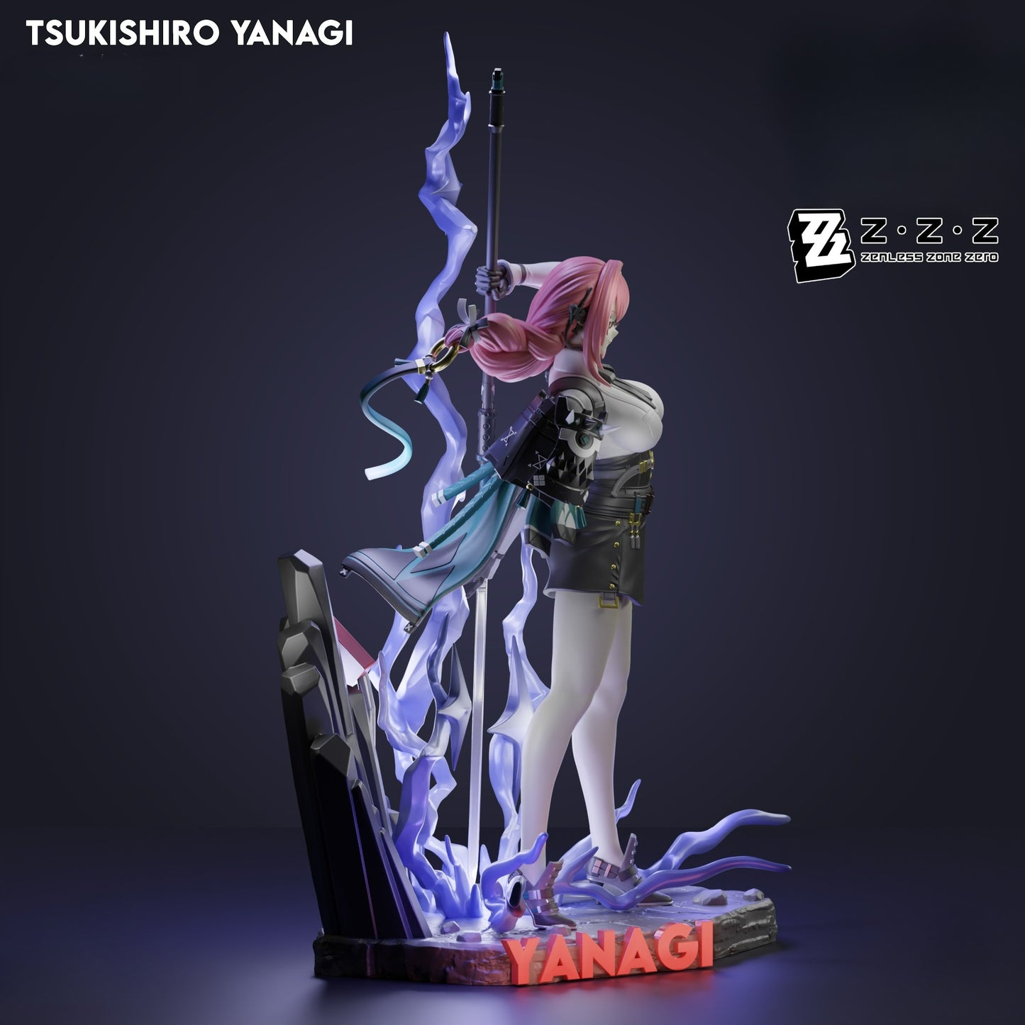 3382 Tsukishiro Yanagi - Zenless Zone Zero - STL 3D Print Files